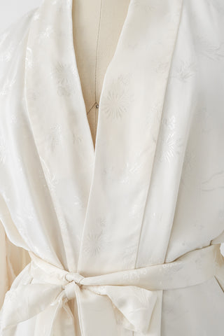 Stunning Ivory Jacquard Kimono