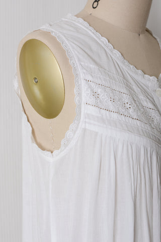 Lord & Taylor Eyelet Lace Pintuck Dress