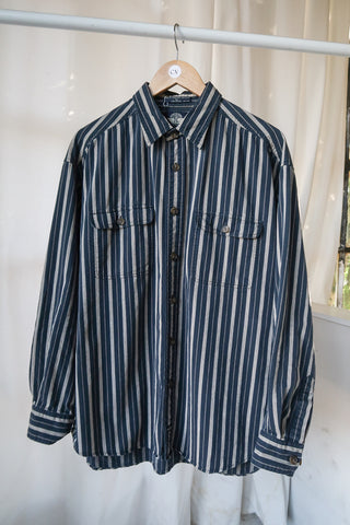 Dockers Navy Stripe Cotton Shirt