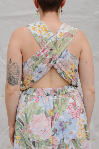 Sweet Criss Cross Back Floral Sundress
