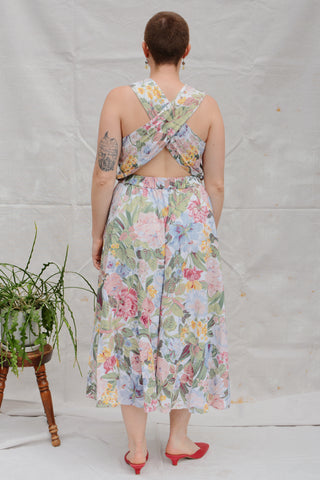 Sweet Criss Cross Back Floral Sundress