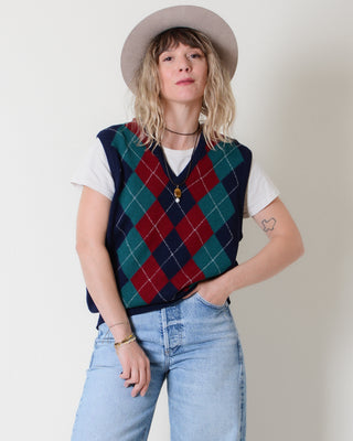 Pringle for Burberry's Argyle Wool Vest