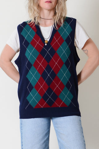 Pringle for Burberry's Argyle Wool Vest