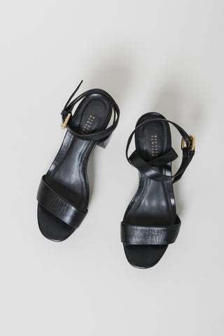 Barneys New York Leather Platform Sandals ~ 7