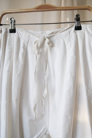 Scallop Hem Fleece Lined Pantaloons