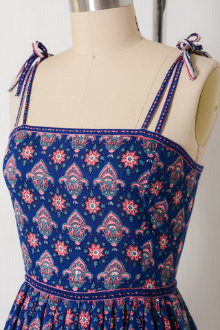 Adini Paisley Indian Cotton Sundress