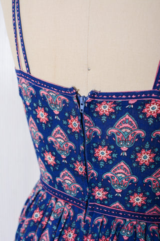 Adini Paisley Indian Cotton Sundress