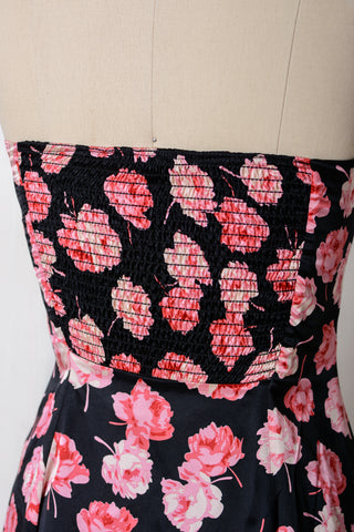 Betsey Johnson Silk Strapless Corset Dress