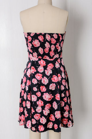 Betsey Johnson Silk Strapless Corset Dress