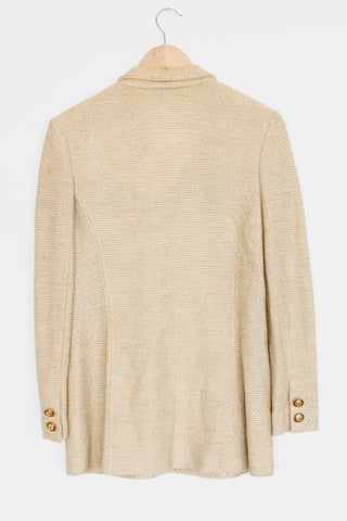 Deadstock St John Buttery Zip Front Blazer