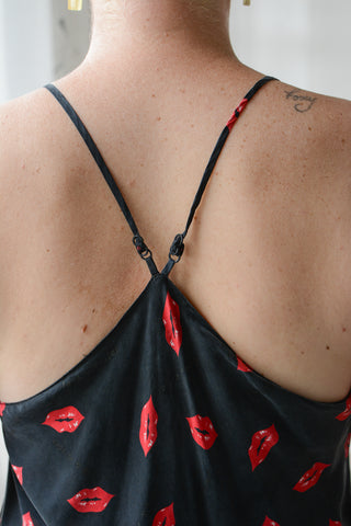 Love and Kisses Silk Bias Slip Dress