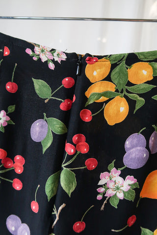 Express Fruit & Flowers Mini Skirt ~ 30W
