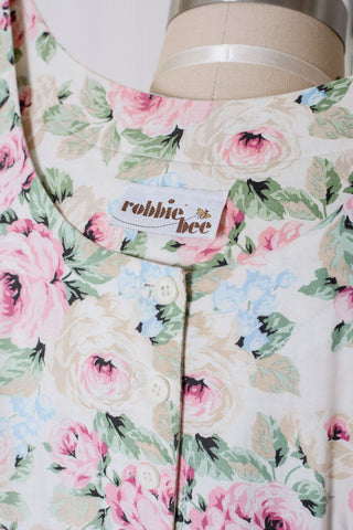 Rose Garden Button Front Dress