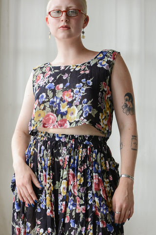 Bila Reworked Gauzy Midnight Floral Set