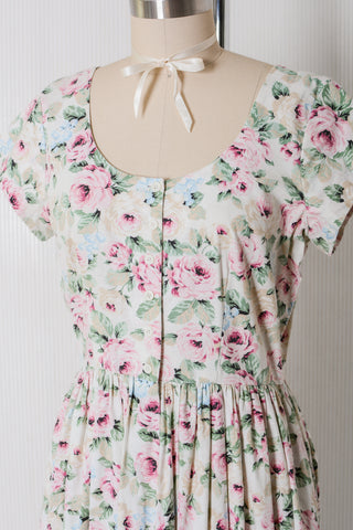 Rose Garden Button Front Dress