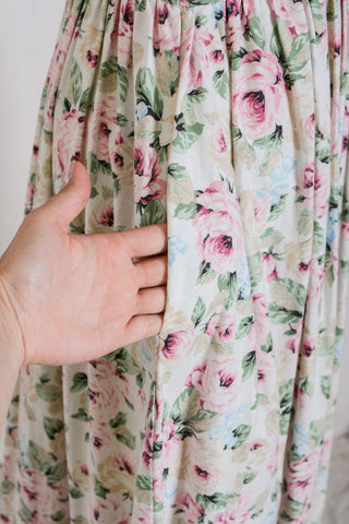 Rose Garden Button Front Dress
