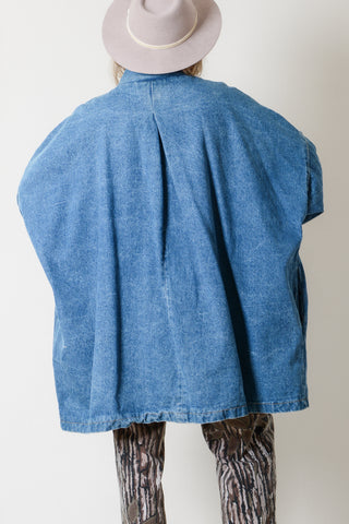Rad Boxy Multi-Pocket Denim Jacket