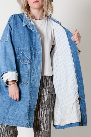 Rad Boxy Multi-Pocket Denim Jacket