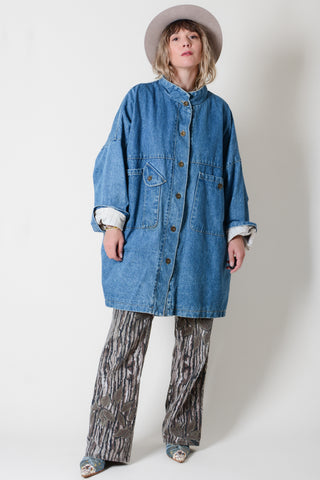 Rad Boxy Multi-Pocket Denim Jacket