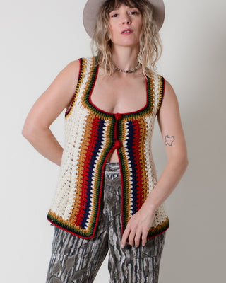 Handknit Penny Lane Crochet Top