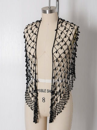 Beaded Crochet Shawl