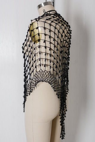 Beaded Crochet Shawl