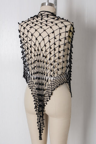 Beaded Crochet Shawl