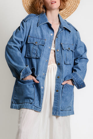 Rad 80s Lee Safari Pocket Chore Coat