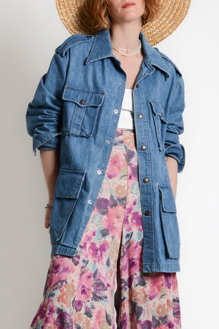 Rad 80s Lee Safari Pocket Chore Coat