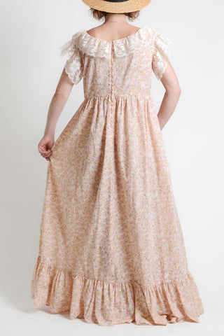 Homemade Cherry Blossom Lace Maxi