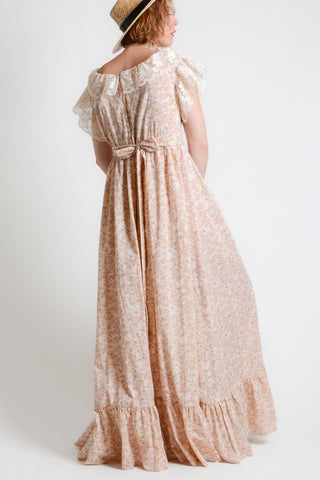 Homemade Cherry Blossom Lace Maxi