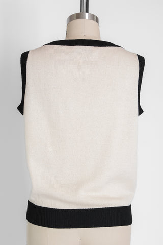 St. John Two Tone Shell Tank