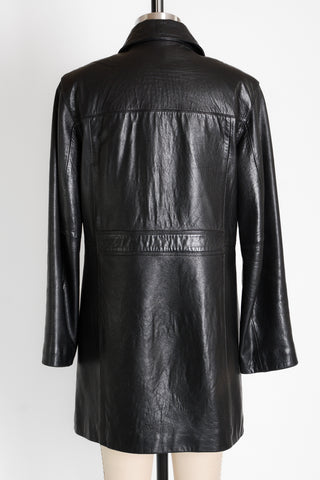 Nicole Miller Black Leather Jacket