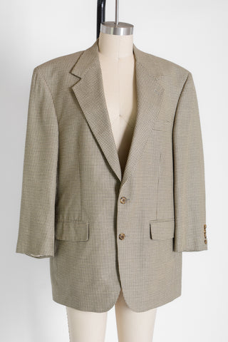 Bill Blass Houndstooth Wool Blazer