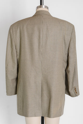 Bill Blass Houndstooth Wool Blazer