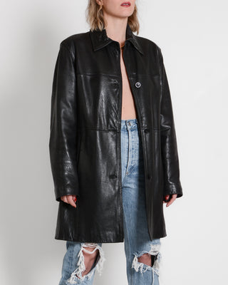 Nicole Miller Black Leather Jacket