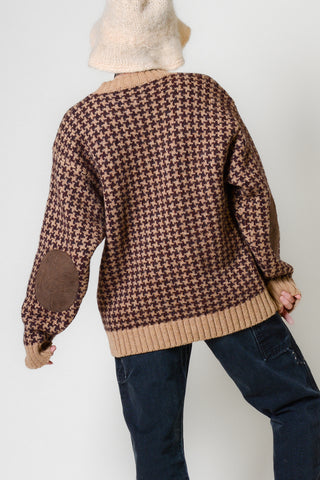 Tommy Hilfiger Houndstooth Wool Sweater