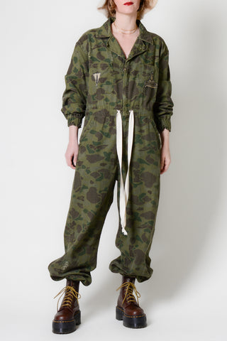 Distressed Army Duck Hunt Camo Coveralls