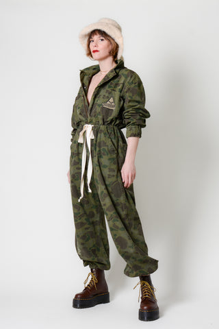 Distressed Army Duck Hunt Camo Coveralls