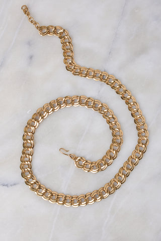 Monet Curb Chain Belt Necklace