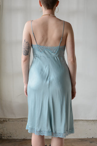 Victoria's Secret Sky Bias Silk Slip Dress