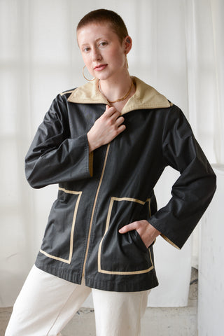 Bonnie Cashin Mod Zip Up Nylon Jacket