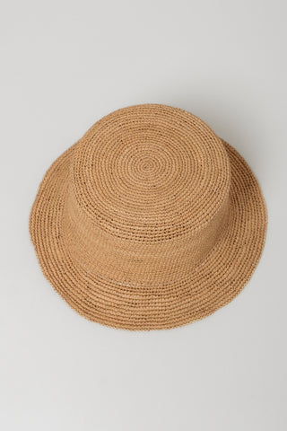 Andean Straw Bucket Hat