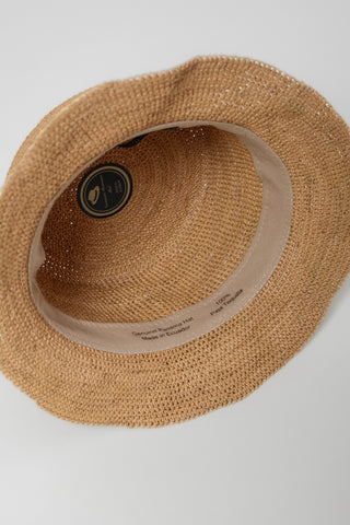 Andean Straw Bucket Hat