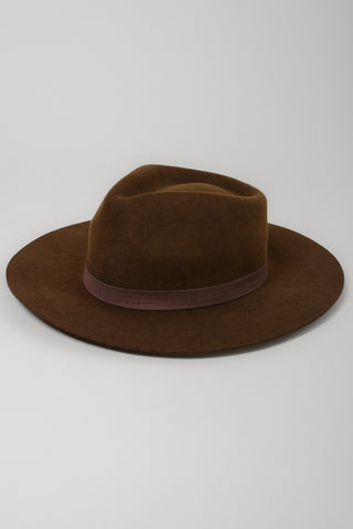 Rancher Wool Hat in Chocolate