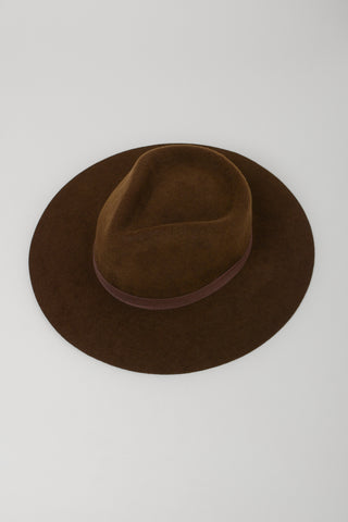 Rancher Wool Hat in Chocolate