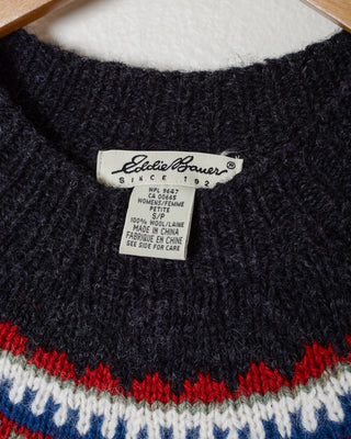 Fair Isle Eddie Bauer Wool Sweater