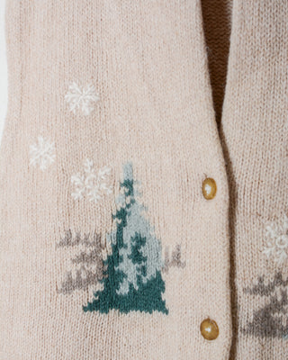 Après Ski Snowflake Wool Sweater Vest