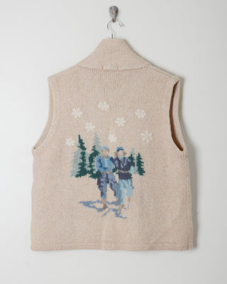 Après Ski Snowflake Wool Sweater Vest