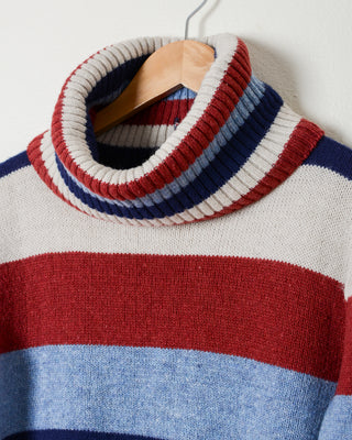 Sweet Stripe Wool Turtleneck Sweater